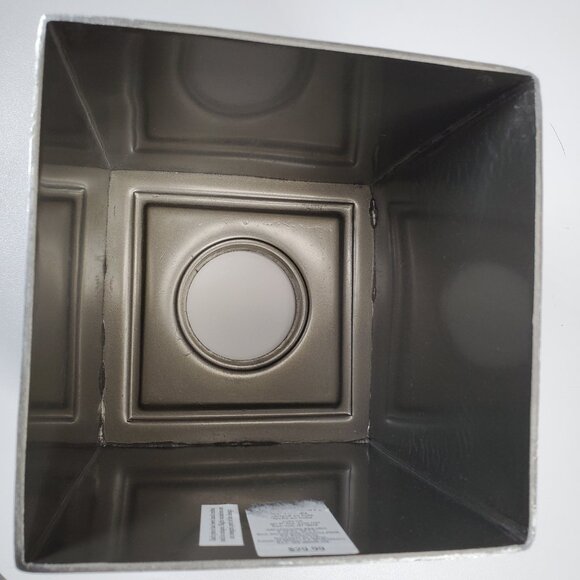 Grey Metalic Tissue Box Cover - Picture 5 of 5